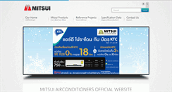Desktop Screenshot of mitsuiair.com