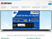 Tablet Screenshot of mitsuiair.com